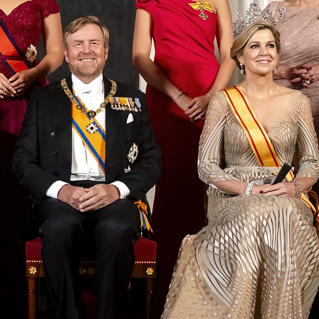 Queen Máxima goes sheer, Amalia shines in diamonds, and Ariane makes a stunning debut in red