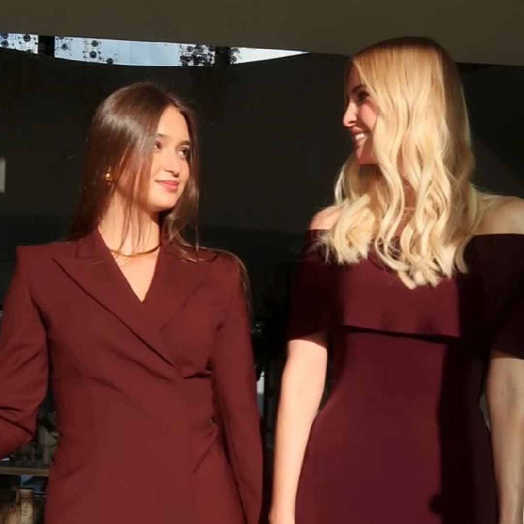 Ivanka Trump and daughter Arabella step out in coordinated burgundy looks in Miami