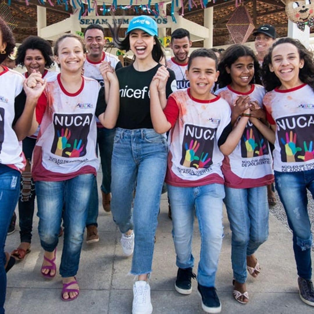 The special reason why Sofia Carson traveled to Brazil