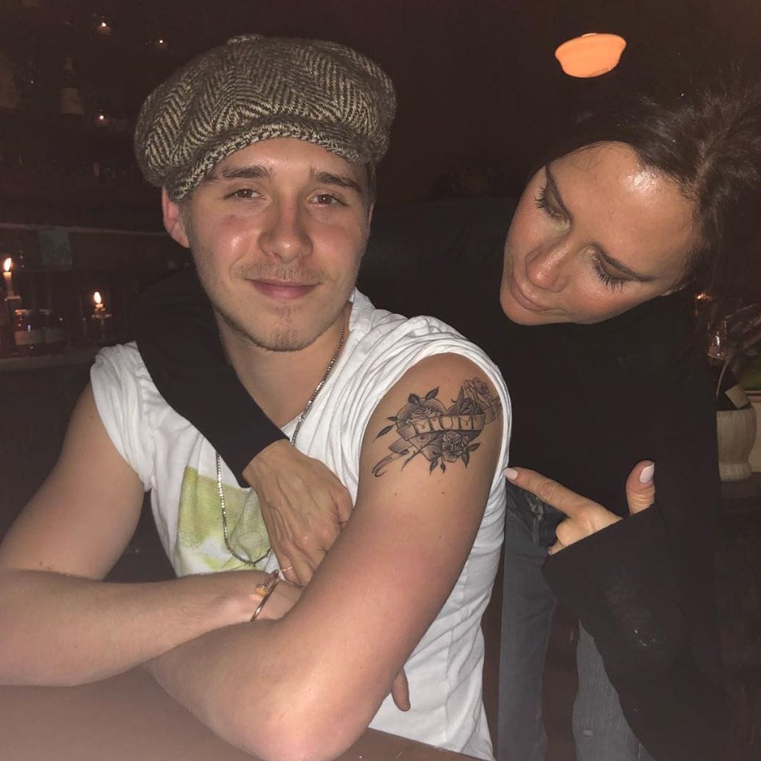 Did Brooklyn Beckham cover up tattoos dedicated to Victoria amid family drama?