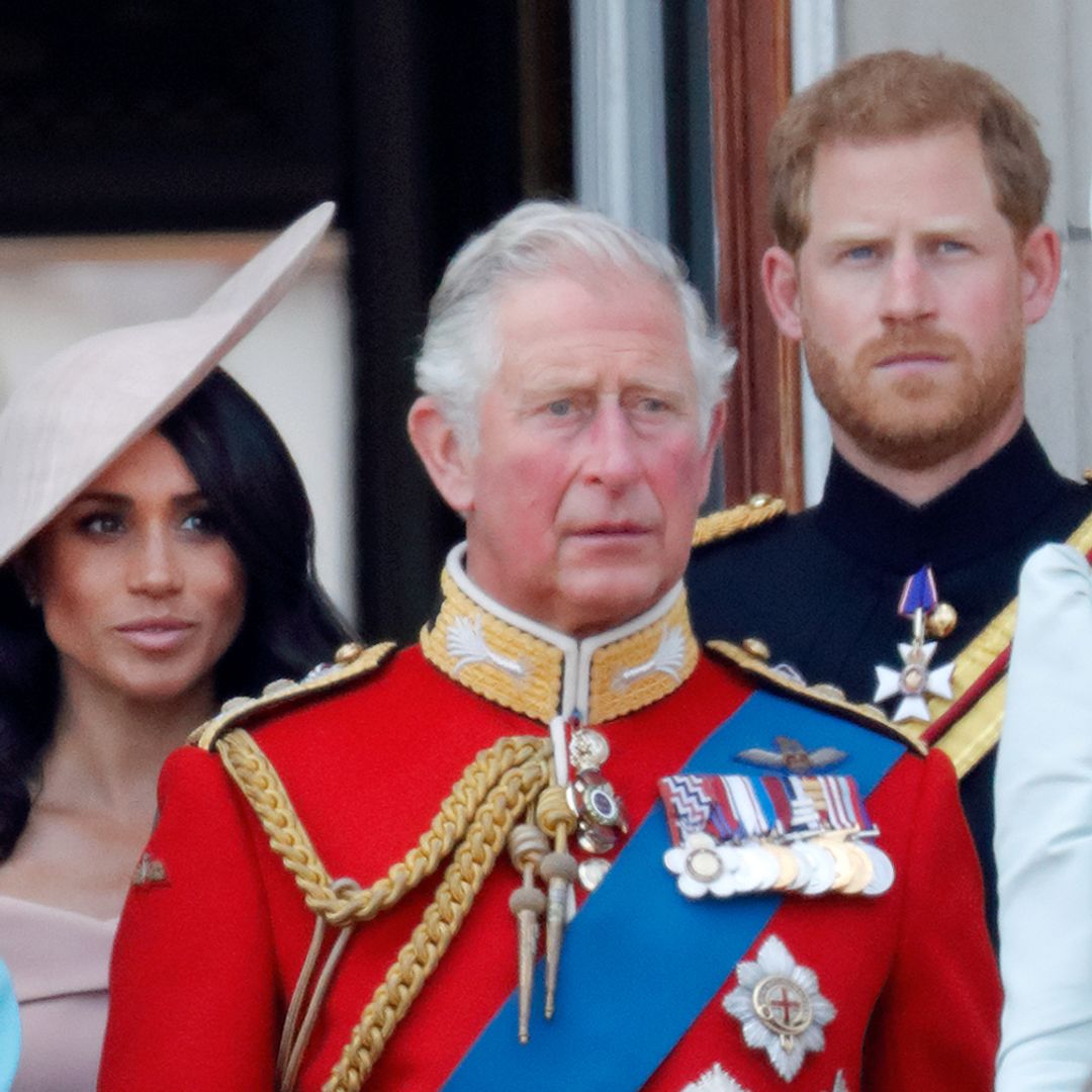 Prince Harry and Meghan's reaction to King Charles's Royal status announcement