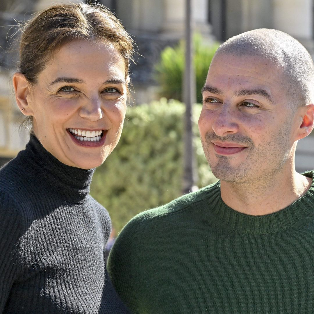 Katie Holmes rocks her most reliable fashion formula while stepping out with boyfriend Jason Bard Yarmosky