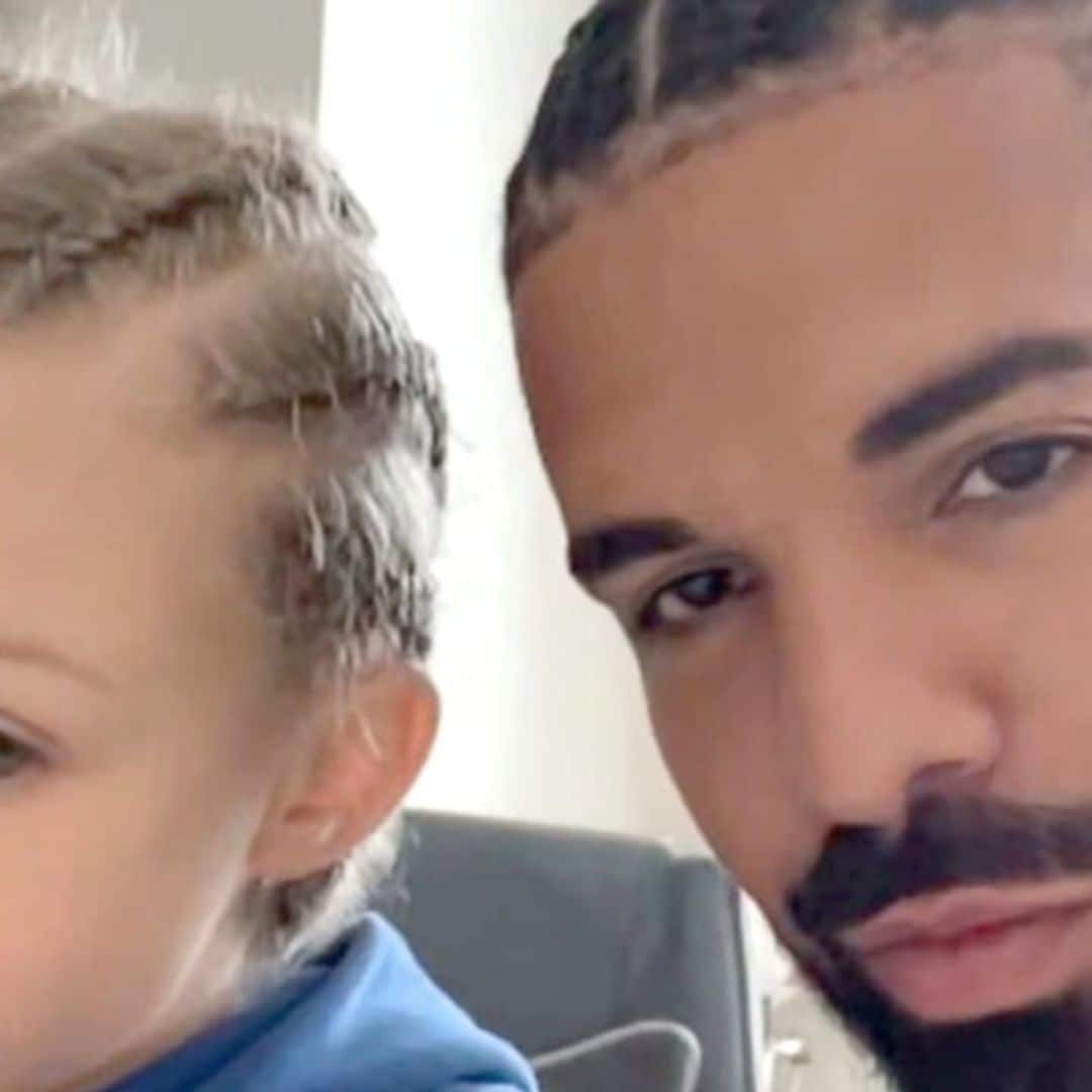 Drake proves Adonis is his mini-me as they show off matching braids