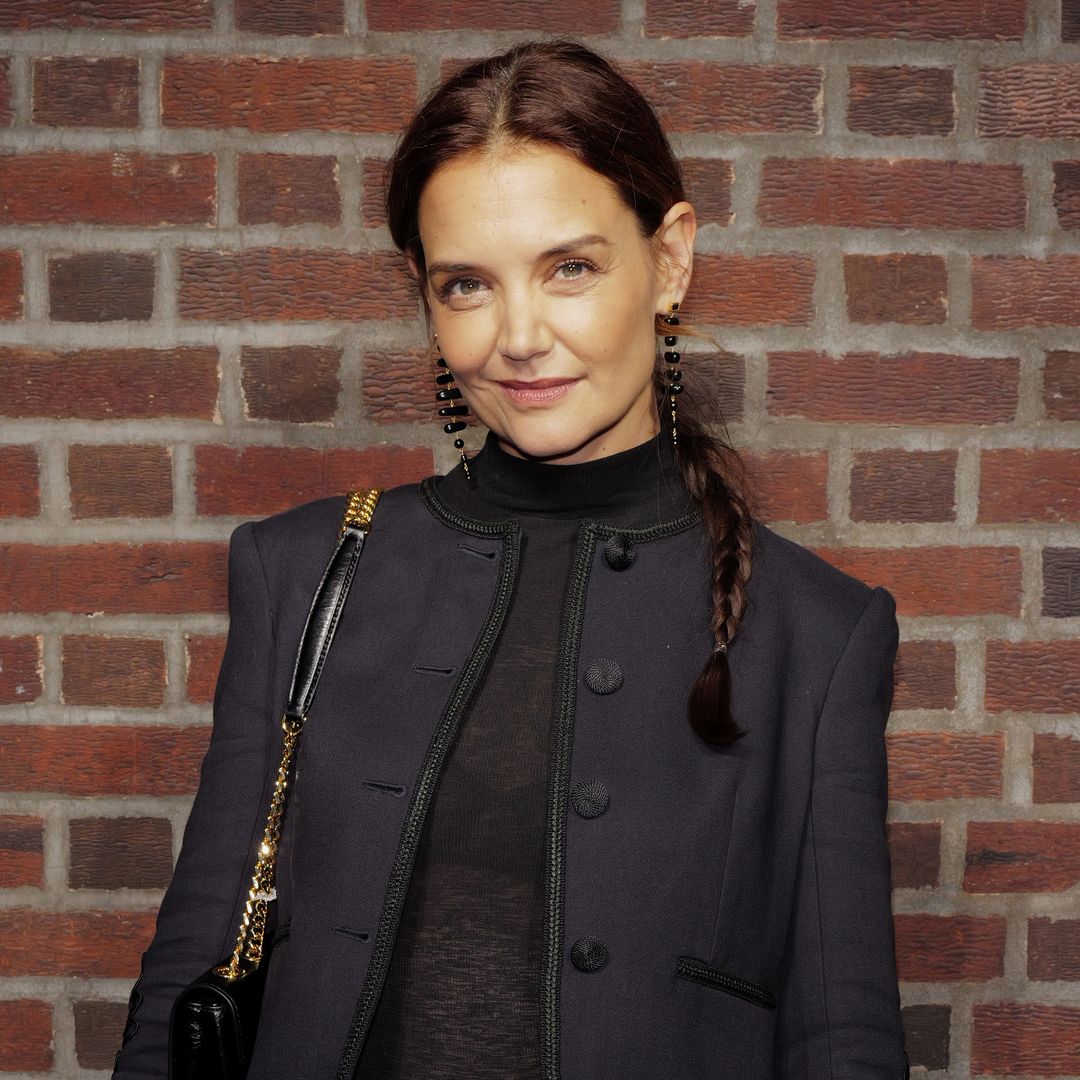 Katie Holmes holds hands with mystery man at premiere in The Hamptons