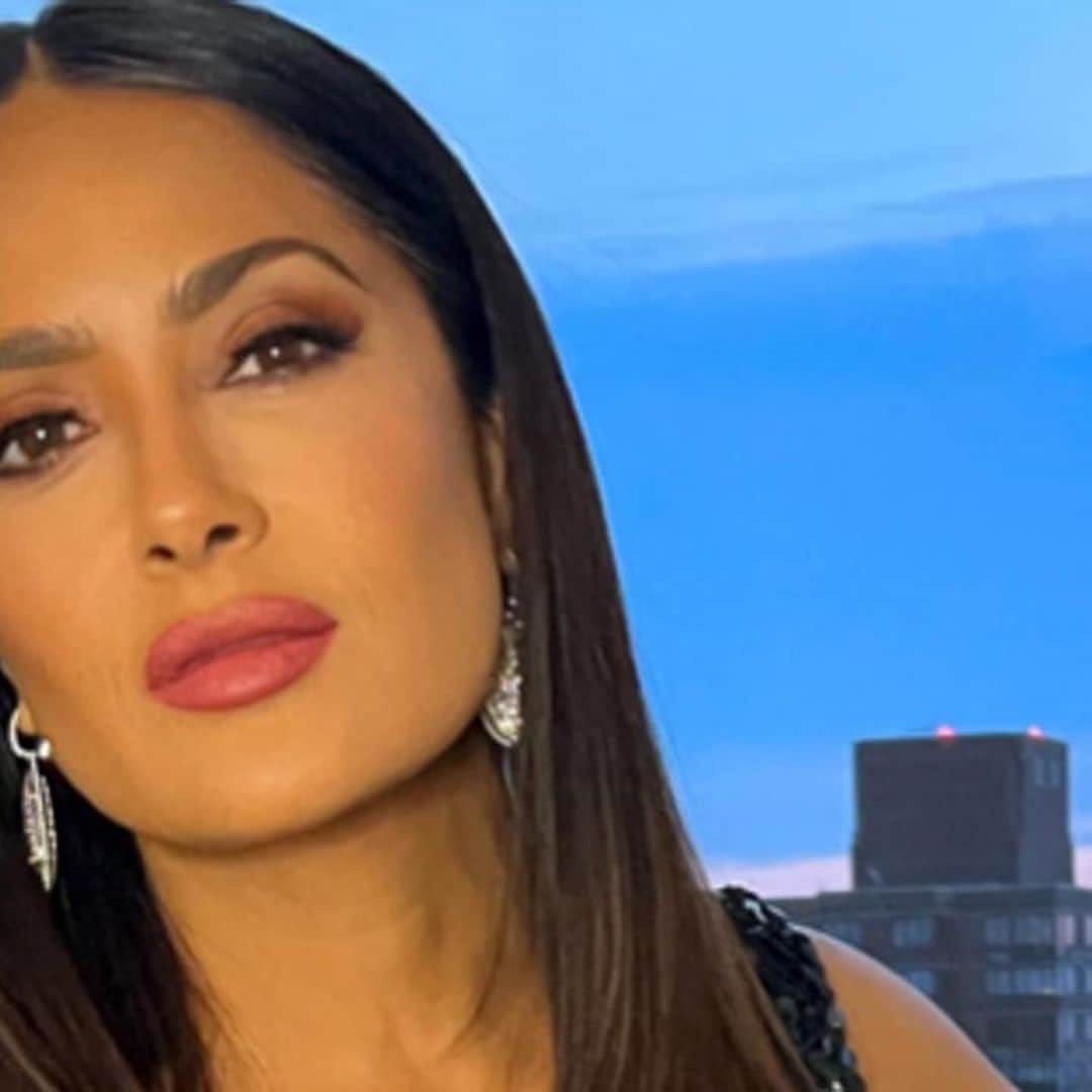 Salma Hayek’s summer look includes chic bikini top and knit skirt: Lauren Sanchez approves
