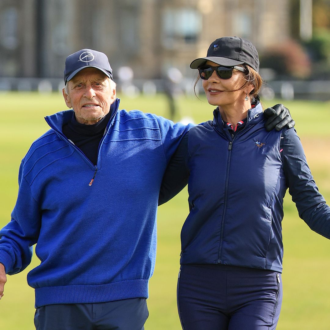 Catherine Zeta-Jones and Michael Douglas take their family to one of the coldest and remotest places in the world