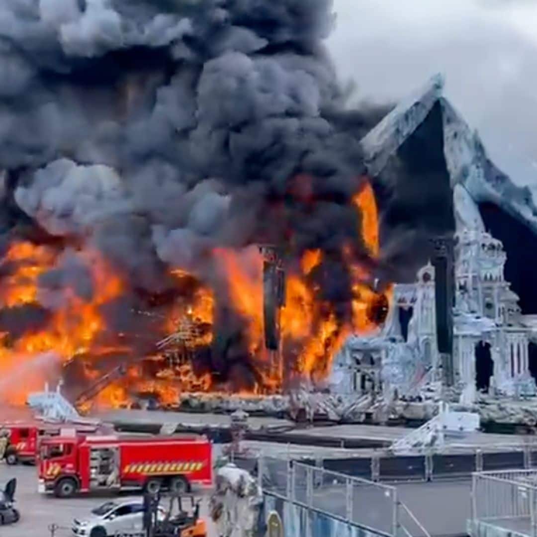 Tomorrowland in flames: Devastating fire breaks out at music festival just days before opening