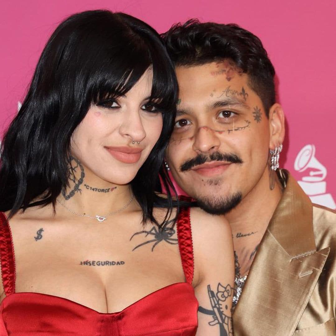 Cazzu wears a matching outfit with her and Christian Nodal’s daughter Inti on her first Christmas