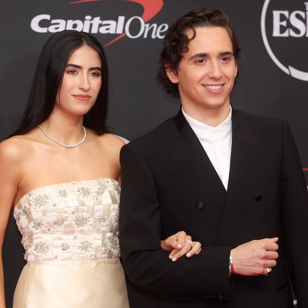 Marcello Hernandez gets support from girlfriend Ana Amelia Batlle Cabral at the 2026 ESPYs