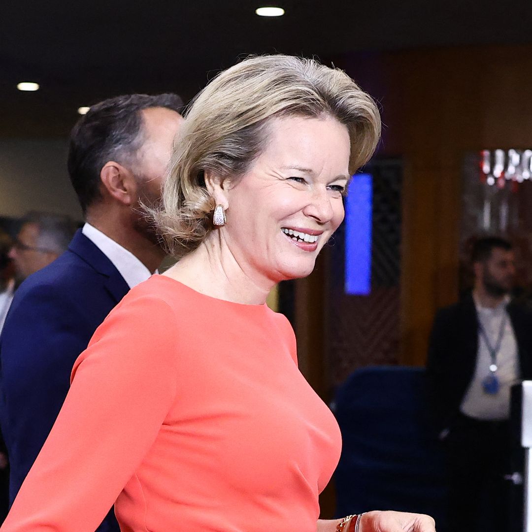 Queen Mathilde and Queen Máxima unexpectedly coordinate in red and pink at the United Nations