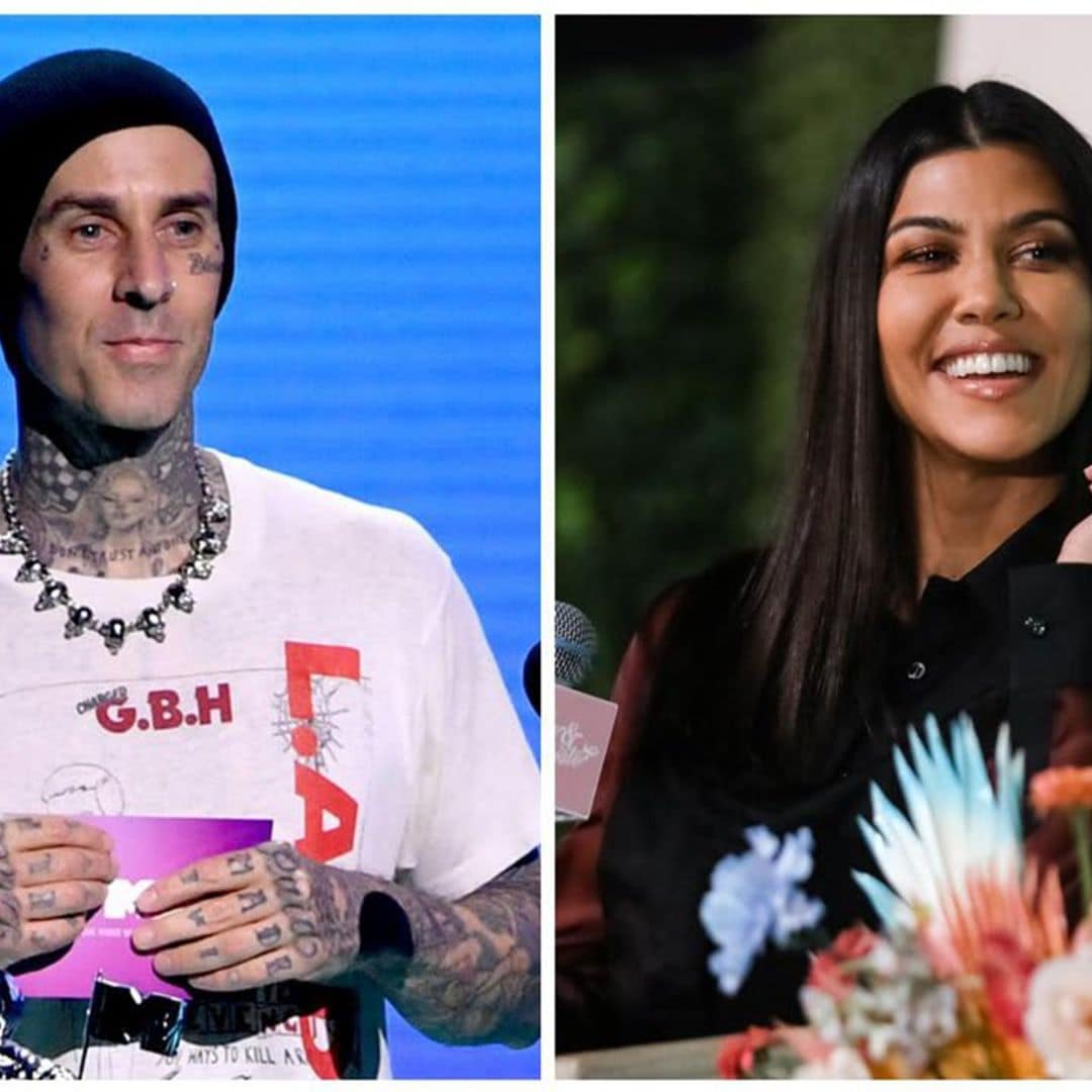 Kourtney Kardashian is showing love for Travis Barker