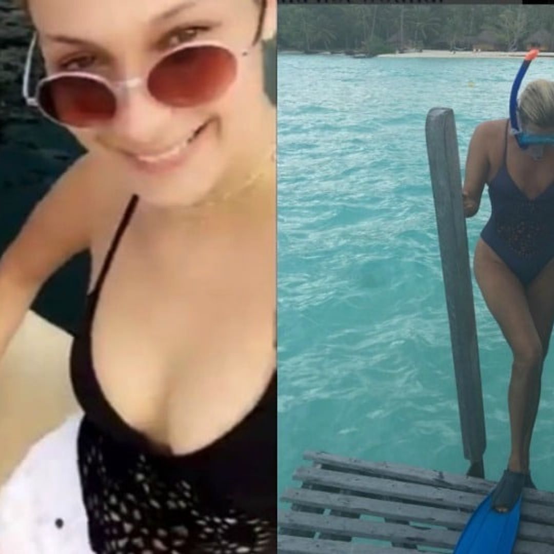 Yolanda Hadid wears the same swimsuit as 19-year-old Bella Hadid - and she looks amazing!