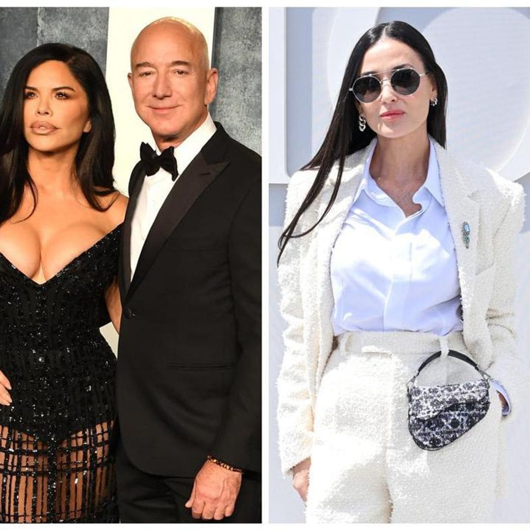 Jeff Bezos and Lauren Sanchez share sweet moment with Demi Moore: See pics