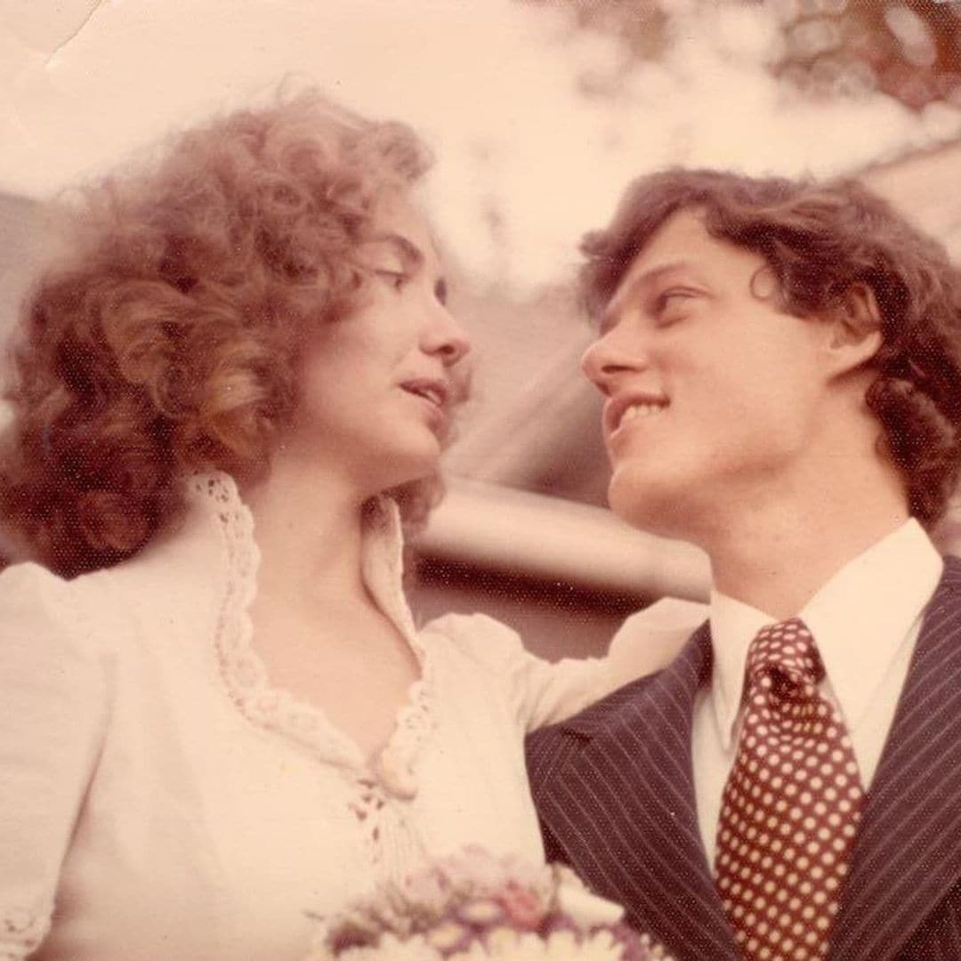 Bill and Hillary Clinton celebrate 50 years of marriage with memories from their wedding album