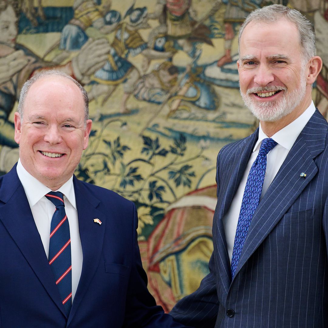 King Felipe VI welcomes Prince Albert of Monaco during historic visit to Madrid with Princess Charlene