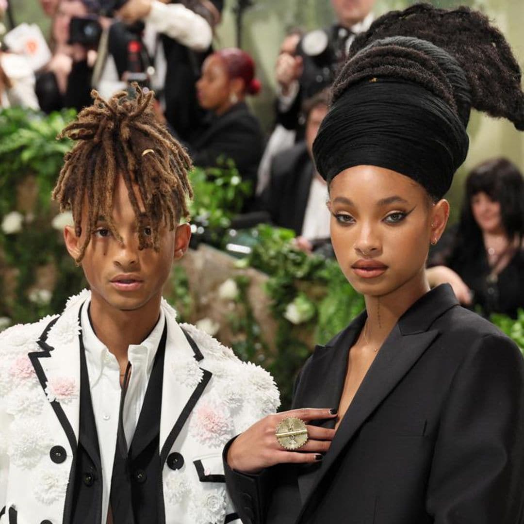 Willow and Jaden Smith attend the Met Gala in matching looks