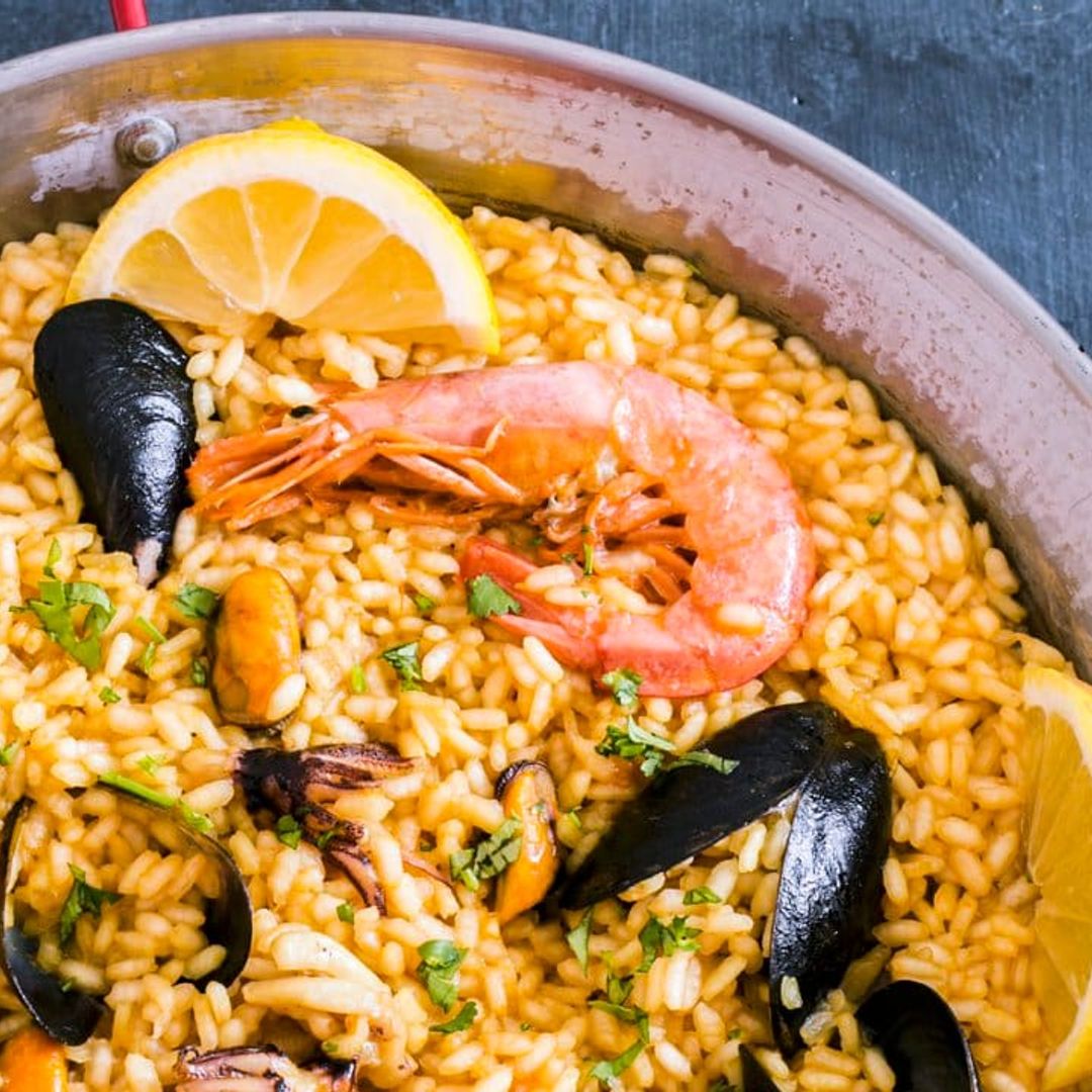 Impress your housemates with this Spanish seafood paella recipe