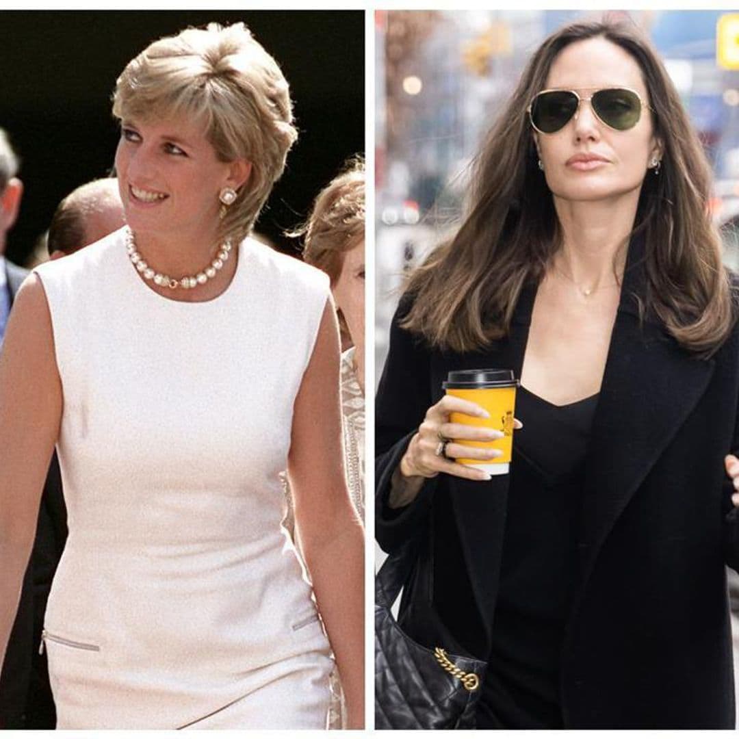 Angelina Jolie accessorizes her look with Princess Diana’s favorite Dior bag: See photos