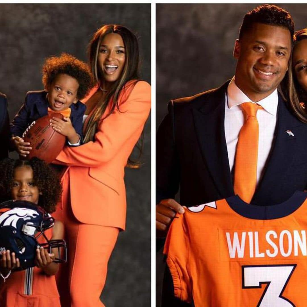 Russell Wilson and Ciara look great in orange and blue as the King and Queen of Broncos’ Country