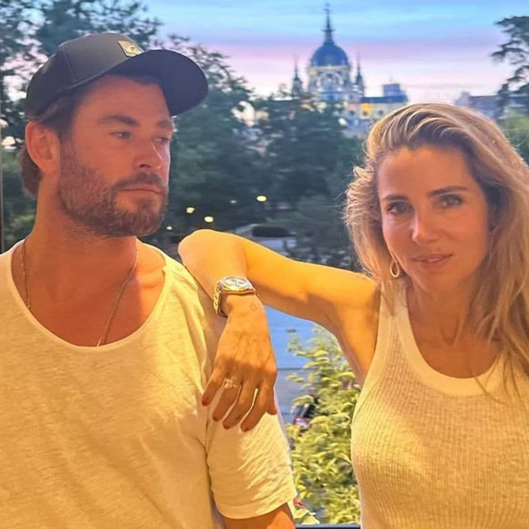 Chris Hemsworth takes over Madrid in a whirlwind visit with Elsa Pataky
