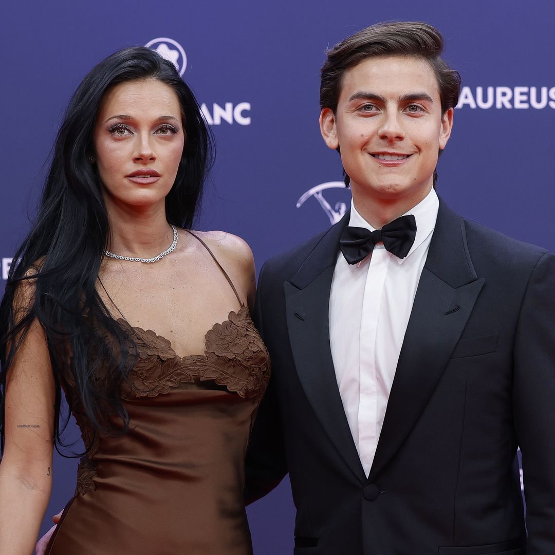 Oriana Sabatini looked stunning in slip dress with husband Paulo Dybala at the Laurens Awards