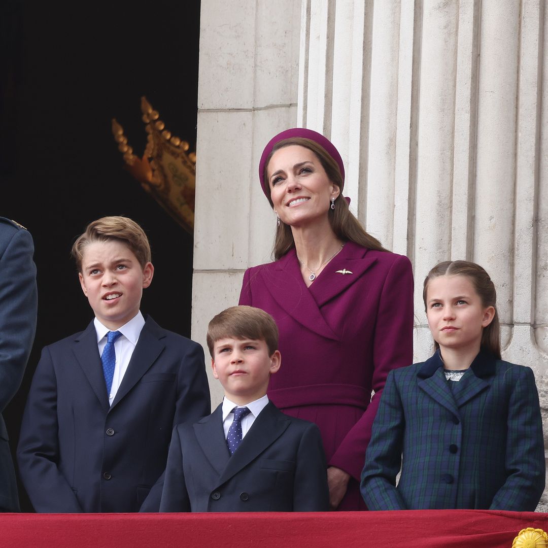 Prince George, Princess Charlotte and Prince Louis step out with royal family on day off from school