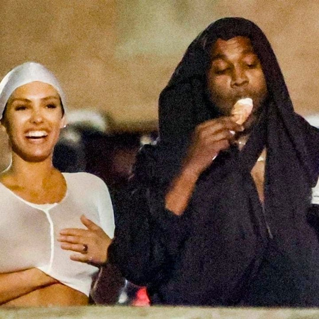 Bianca Censori and Kanye West enjoy a barefoot gelato date in Italy