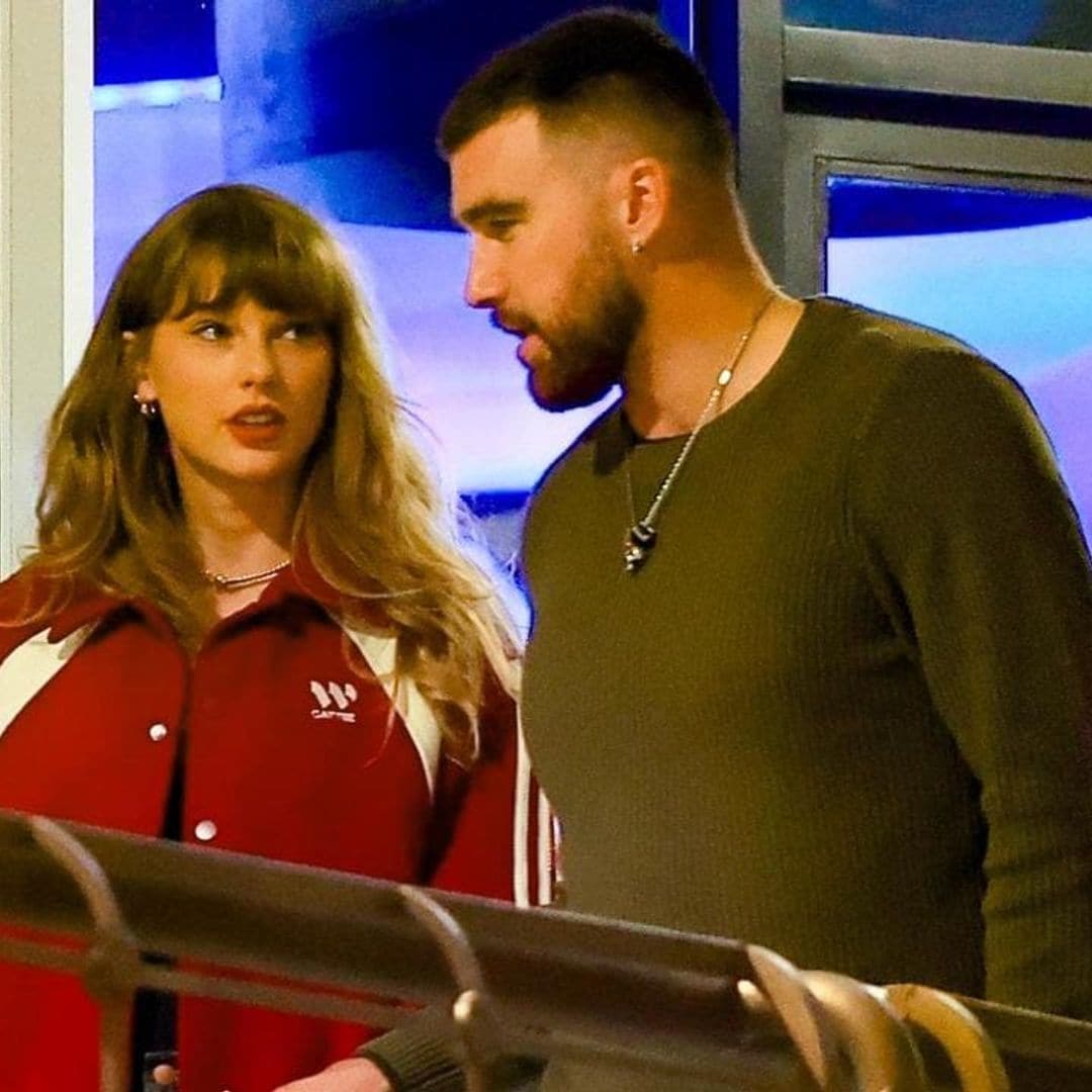 Taylor Swift’s outfits for romantic Las Vegas getaway include sparkly minidress and leather ensemble