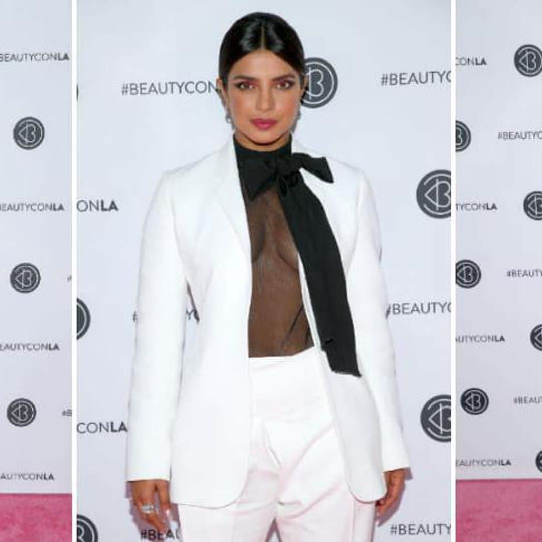 Transparency and bows: Priyanka Chopra rocks both like a pro