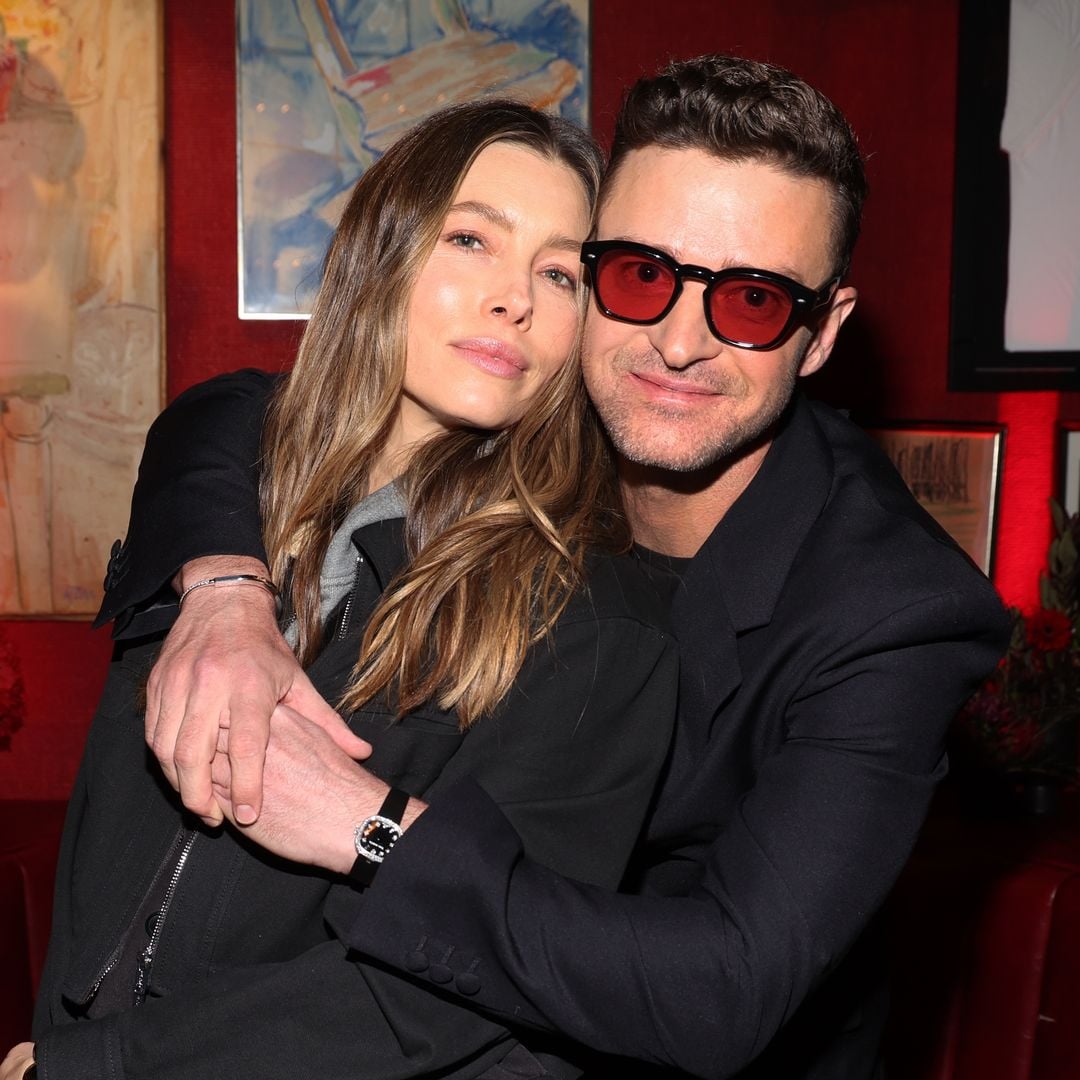 Jessica Biel says one of their kids is already drawn to the entertainment world