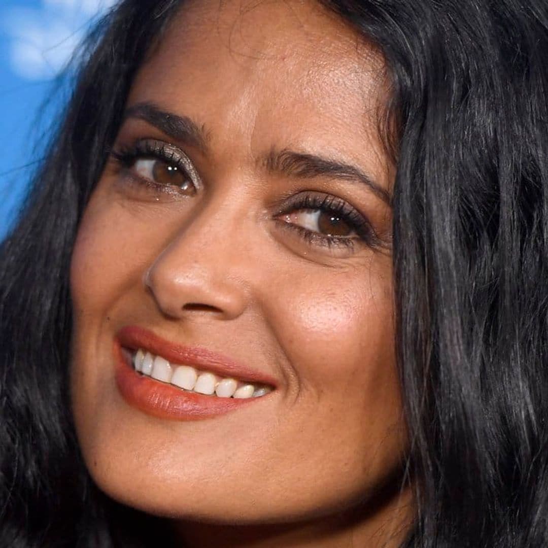 Salma Hayek’s rainbow face will blow your mind - but what’s the reason behind it?