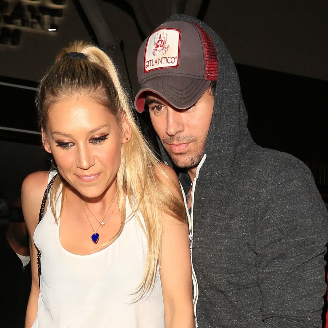 Enrique Iglesias and Anna Kournikova step out with their kids after health scare