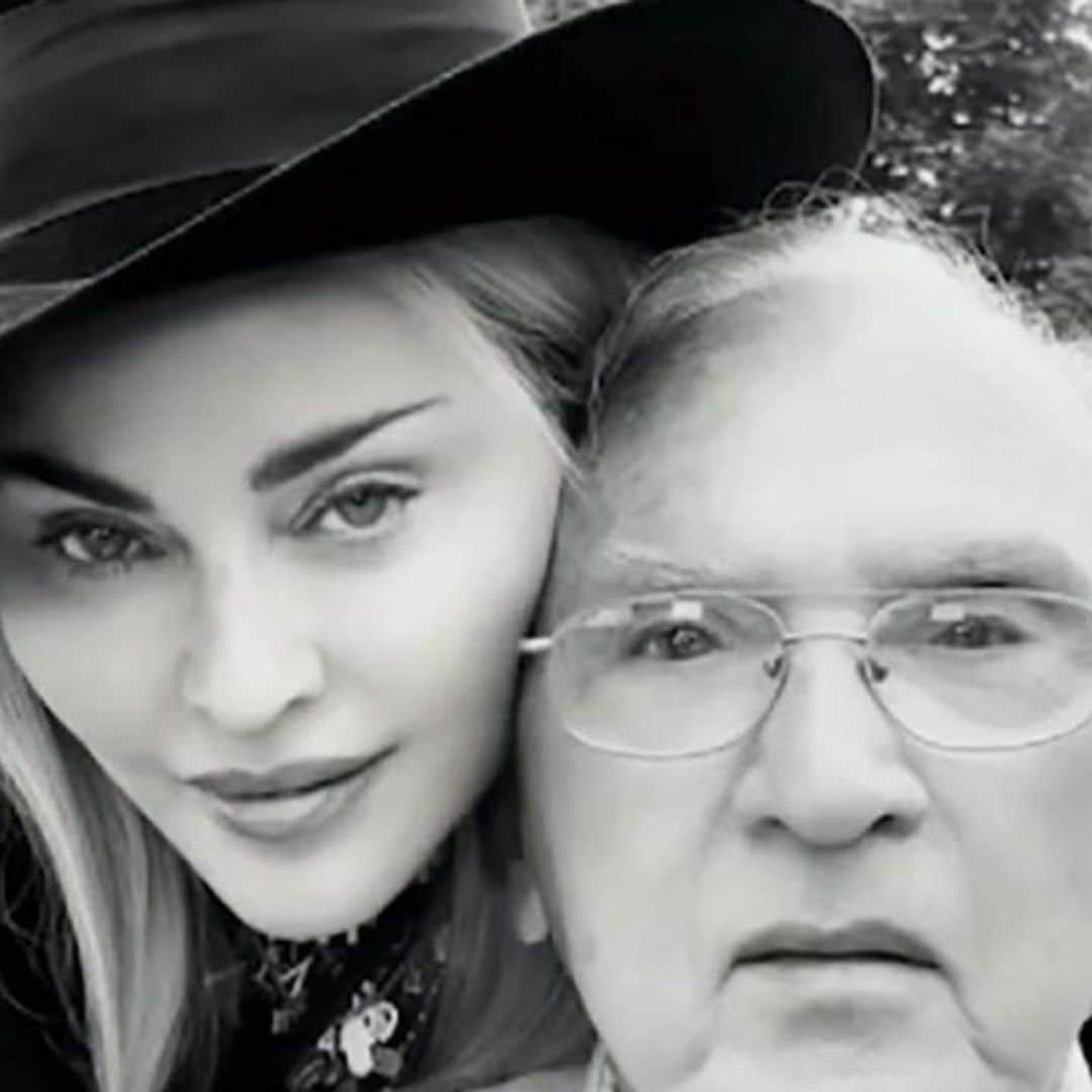 Madonna shares a rare photo with her father as they celebrate one of his dreams coming true