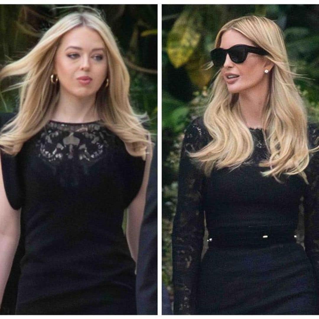 Ivanka and Tiffany Trump show support for their stepmom Melania during funeral service