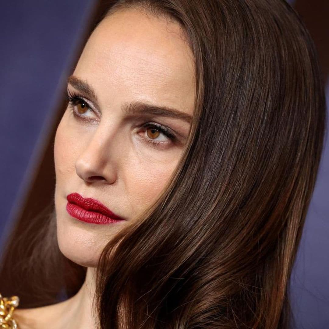 Is this Natalie Portman’s revenge dress? Her latest ensemble includes sheer bra and heeled sandals