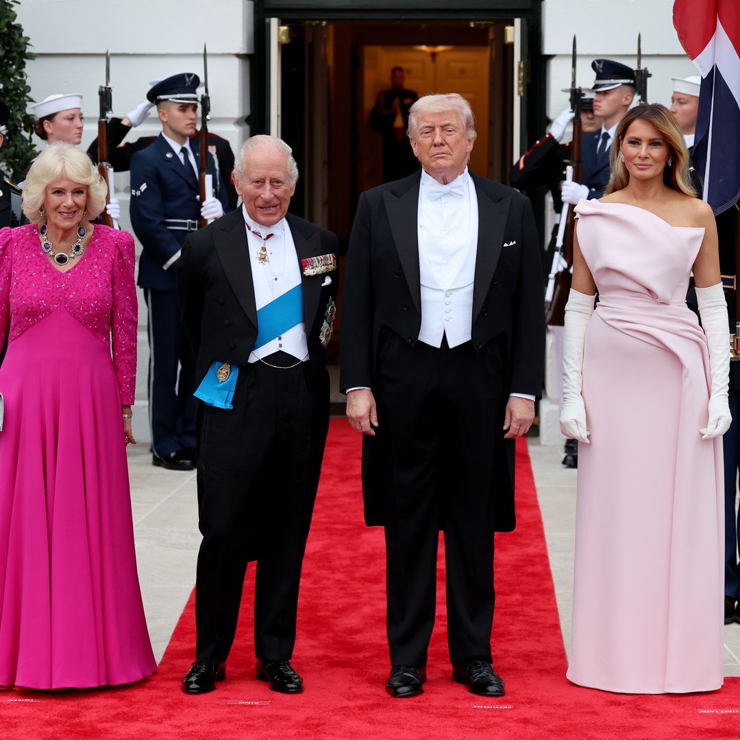 Melania Trump and Queen Camilla wear harmonizing shades of pink at White House state dinner