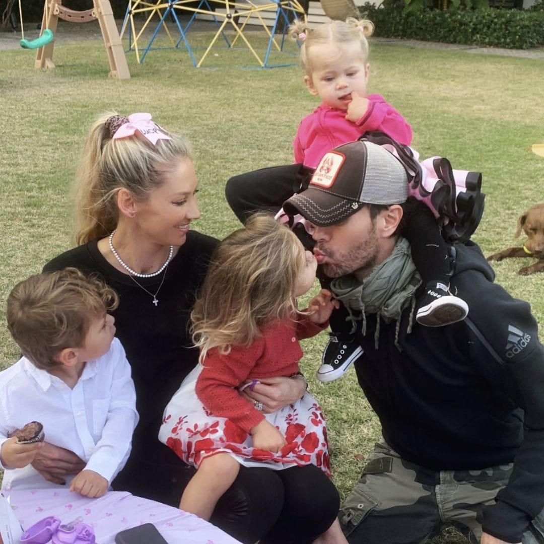 Kournikova sometimes shares adorable updates of her family