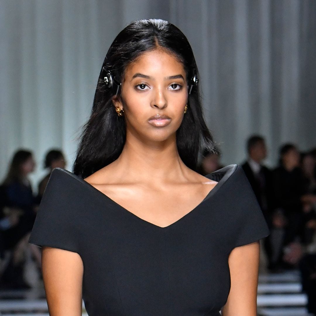 Natalia Bryant turns heads in sheer gown and minimal jewelry at Milan Fashion Week