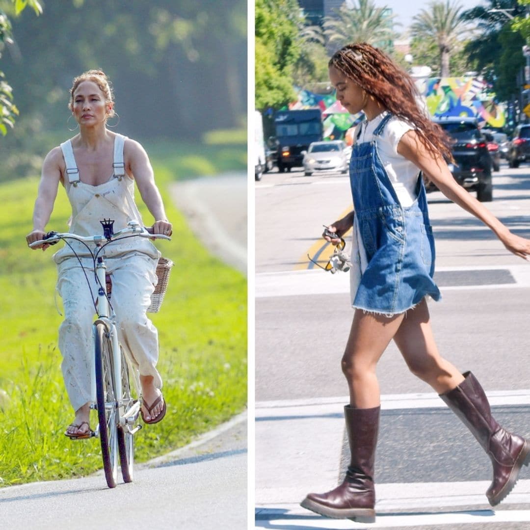 Celebs wearing overalls this summer: Jennifer Lopez, Malia Obama, Suri Cruise, and more