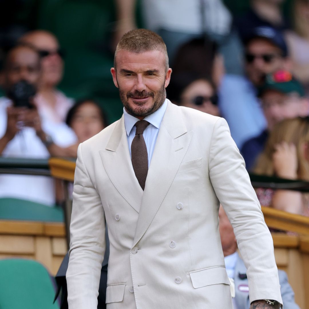 David Beckham shares an adorable moment with his dog Simba on International Dog Day