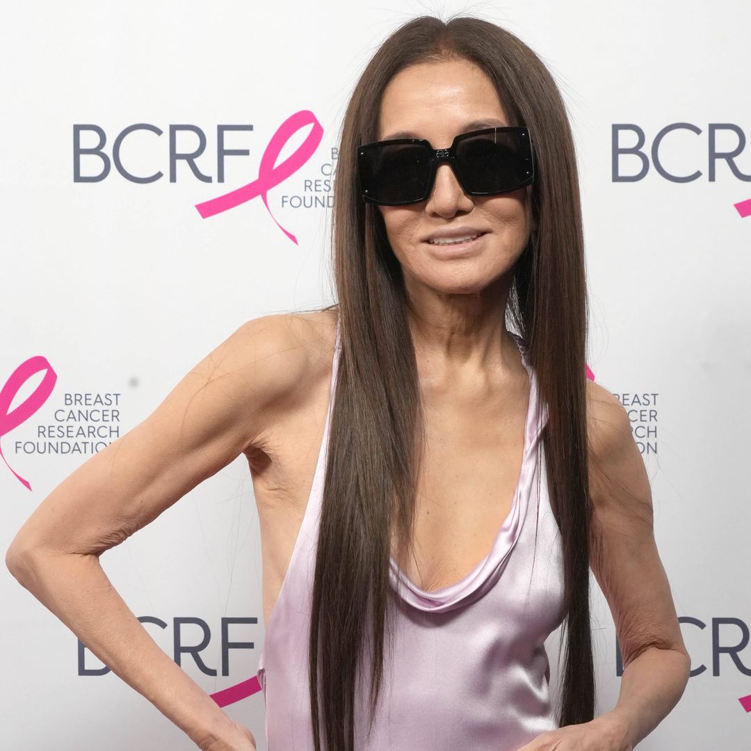 Vera Wang turns heads in silky blush gown days after dramatic Met Gala look