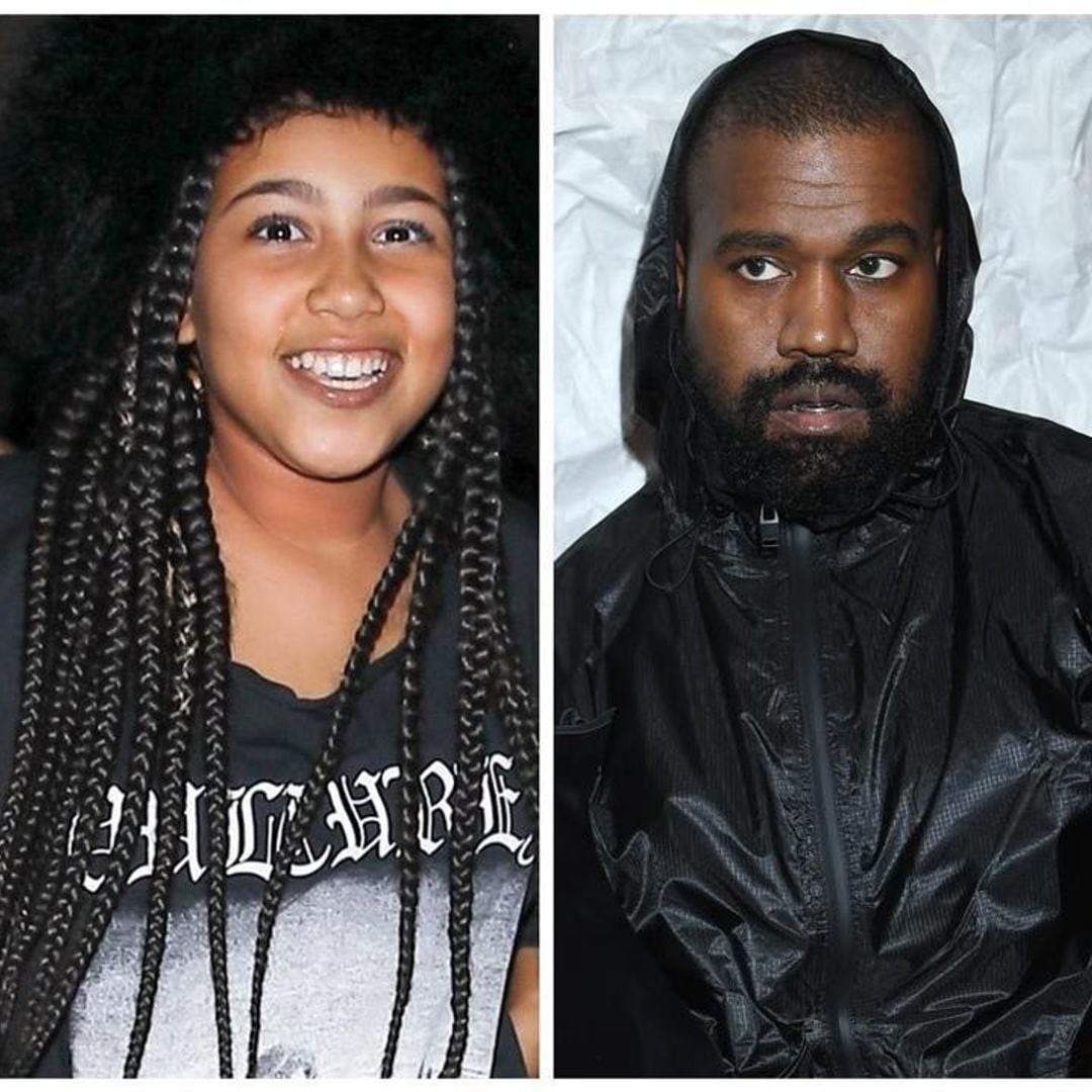 Kanye West brings his daughter North West to the stage to perform their new song in Paris