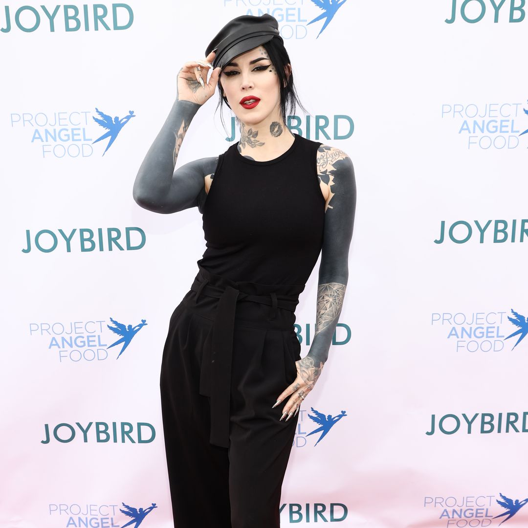Kat Von D unveils tattoo transformation after blacking out over 80% of her body