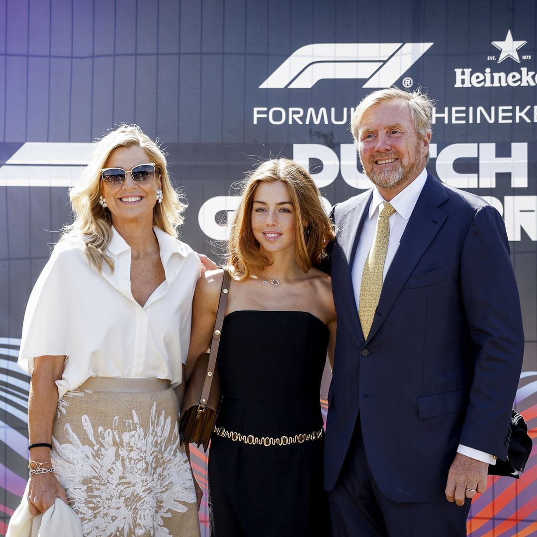 King Willem-Alexander, Queen Maxima (L), and Princess Alexia