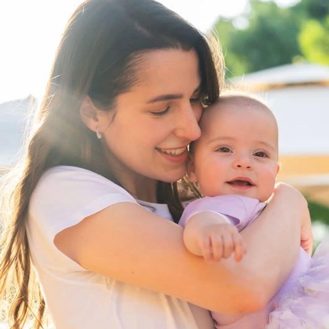 Princess Rajwa and Crown Prince Hussein's daughter wears adorable dress on her first official visit abroad