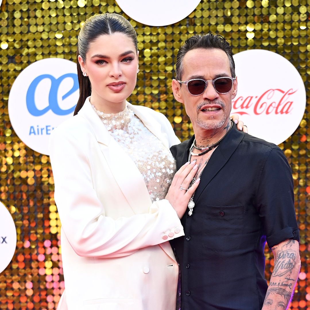 Marc Anthony and Nadia Ferreira attend the Premios Juventud Awards 2026 at Starlite Auditorium on September 03, 2026 in Marbella, Spain