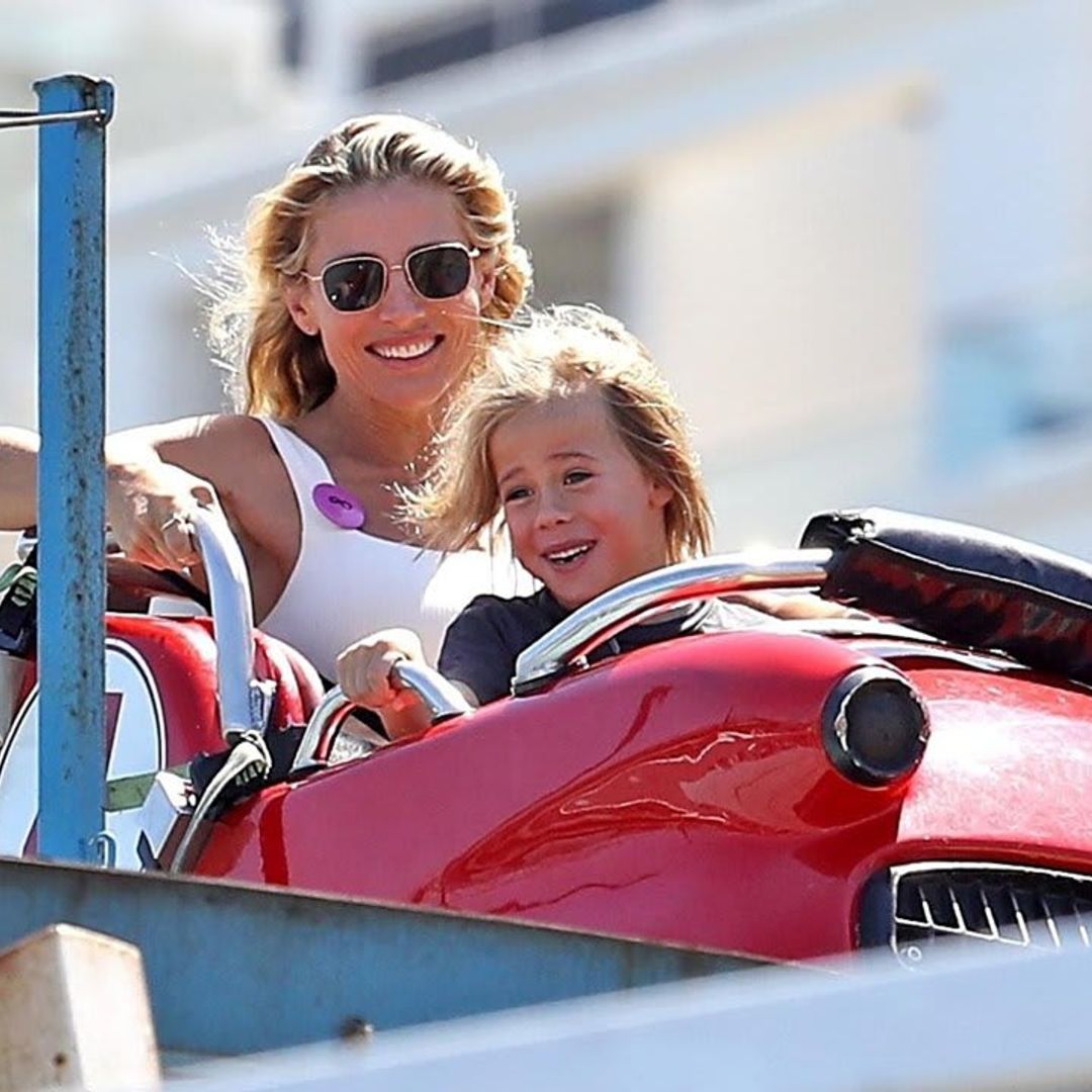 Elsa Pataky ordered a massive balloon bouquet to celebrate her twin sons’ birthday
