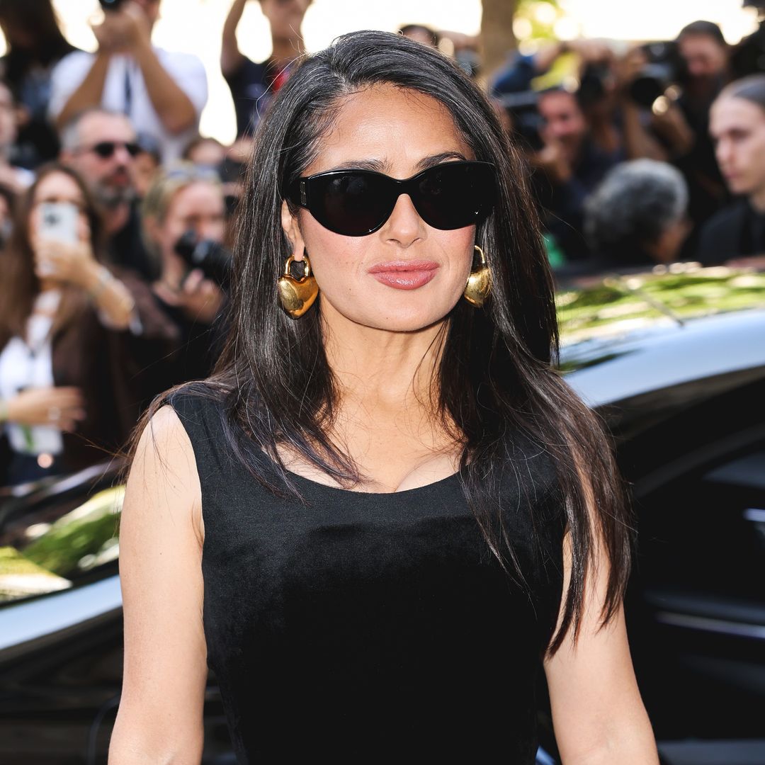 Salma Hayek's 'Sexico' shirt steals the show at Glastonbury