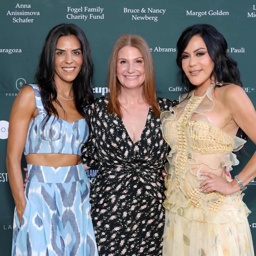 Co-founders of This Is About Humanity, Elsa Marie Collins,  Zoe Winkler Reinis, and Yolanda Selene Walther-Meade at the This Is About Humanity Soiree on August 23, 2025 in Los Angeles