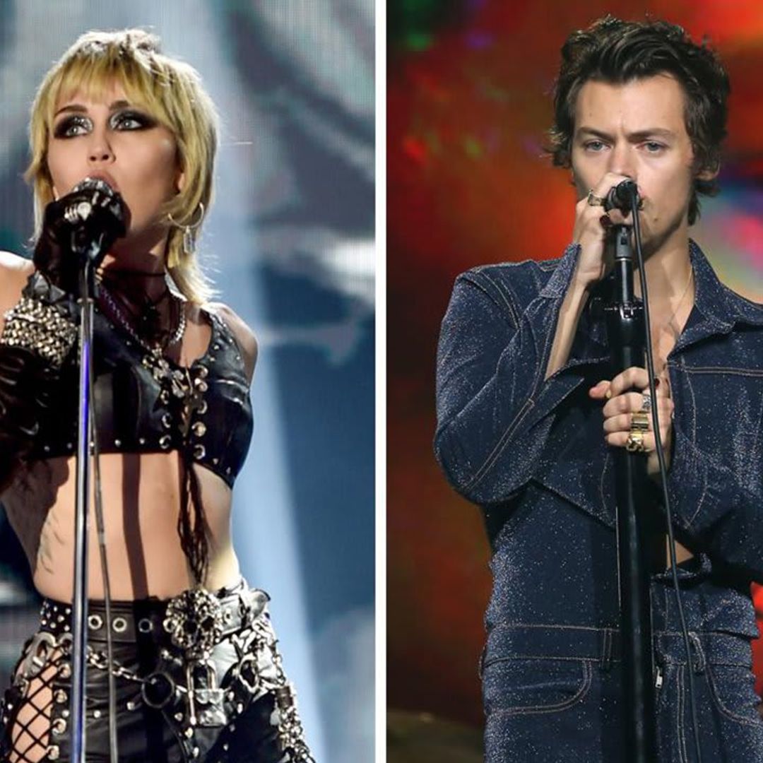 Miley Cyrus sings new record deal and teases collaboration with Harry Styles